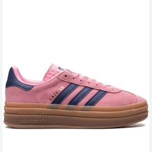 NWOT Women’s Adidas Gazelle Bold Shoes Pink H06122 Size 8